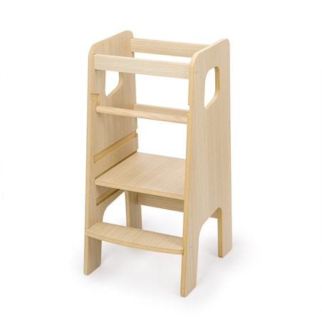 Montessori Kitchen Helper dla Dzieci DĄB Pomocnik Kuchenny Podest Polski
