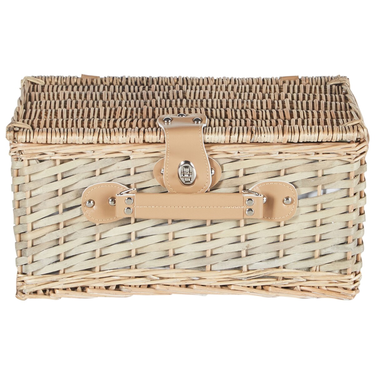 Kosz piknikowy CLEMENTINE Plecionka Naturalny