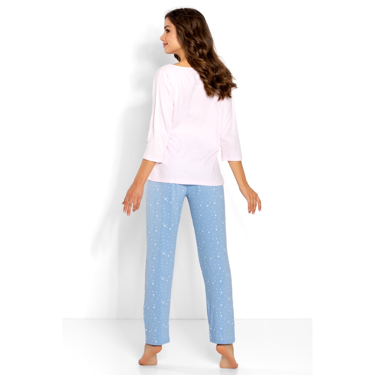 Piżama Monique Pink-Blue, S