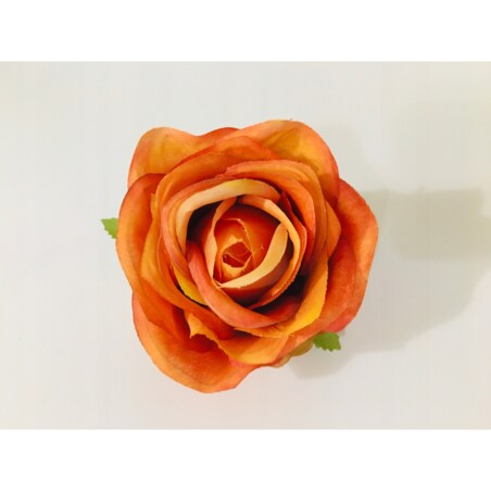 Róża sztuczna wyrobowa do wiązanek główka pąk sztuczne kwiaty duża 6szt