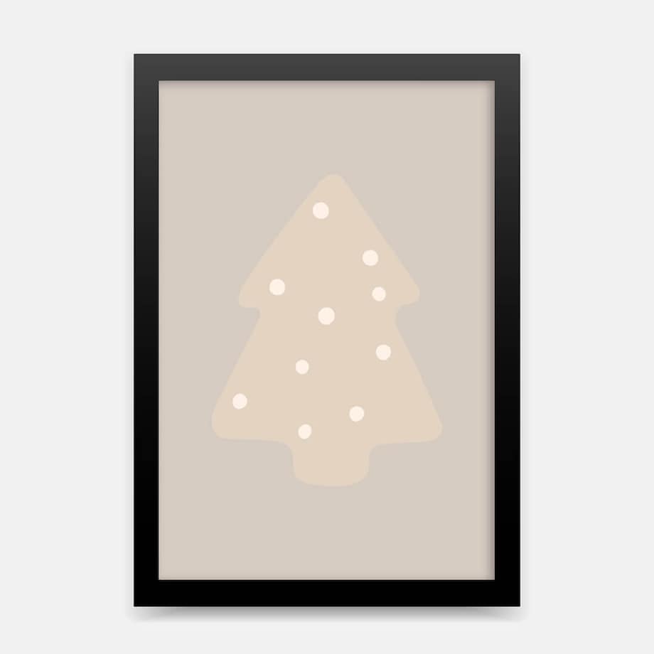 Plakat dla dzieci Choinka 50x70