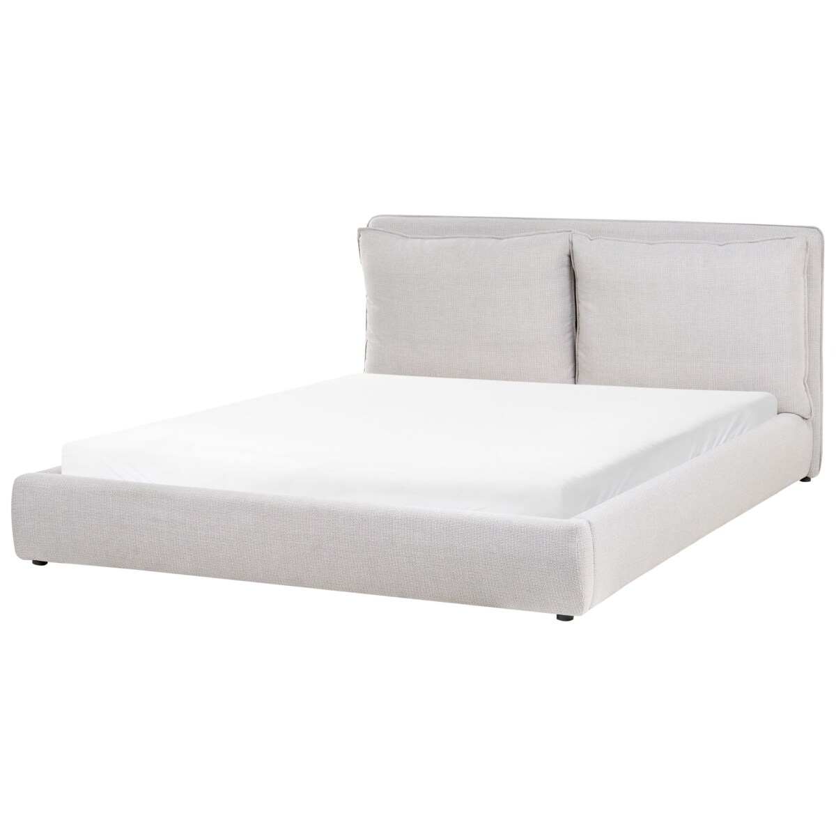 Łóżko BAJONNA 180 x 200 cm Jasnoszary