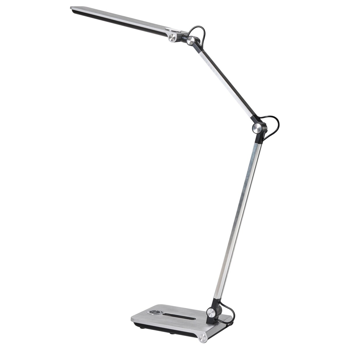 Lampa biurkowa LED AQUILA Ze ściemniaczem Srebrny