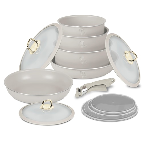 Zestaw garnków 12el. z odpinaną rączką BerlingerHaus Sahara Collection BH-8247