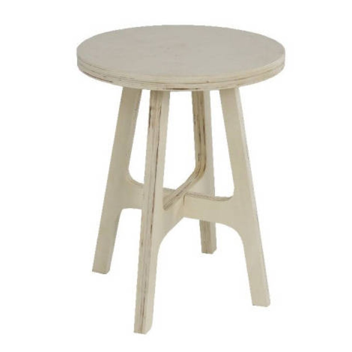 Taboret drewniany Simplicity, Ø 38 cm