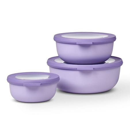 Zestaw 3 misek Cirqula okrągła 350 + 750 + 1250 Nordic Lilac 106230074600