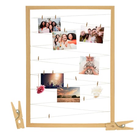 Ramka Na Zdjęcia 50X70 Cm Multiramka Ze Sznurkami Galeria Buk