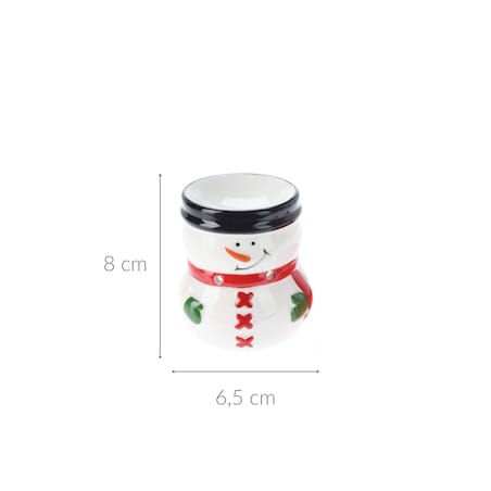 Kominek z kamionki z woskami zapachowymi, 8 cm