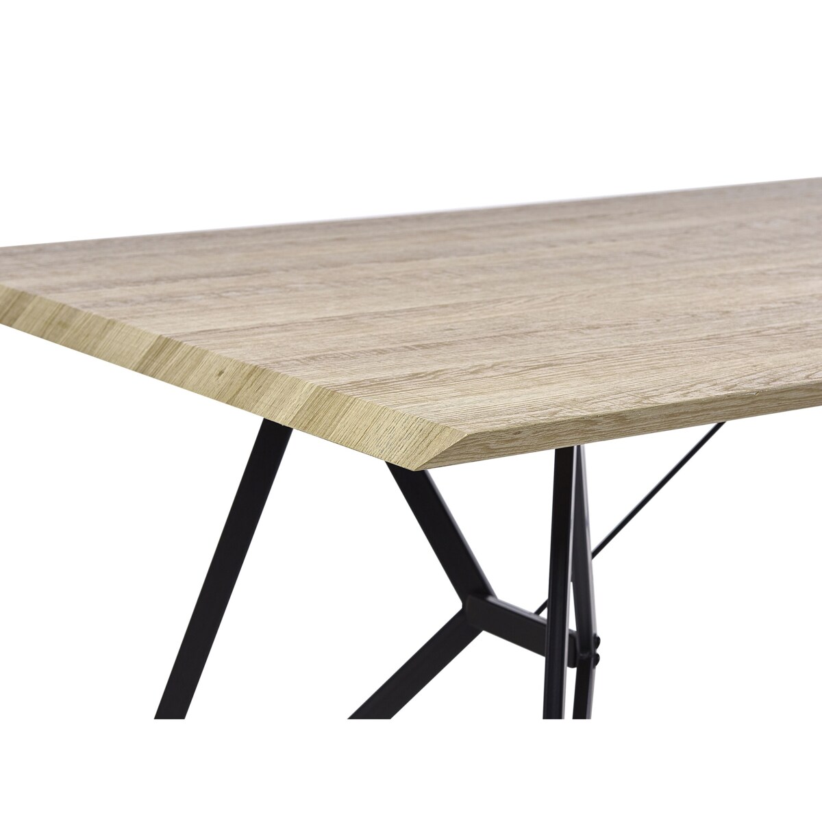 Stół do jadalni 160 x 90 cm jasne drewno BUSCOT