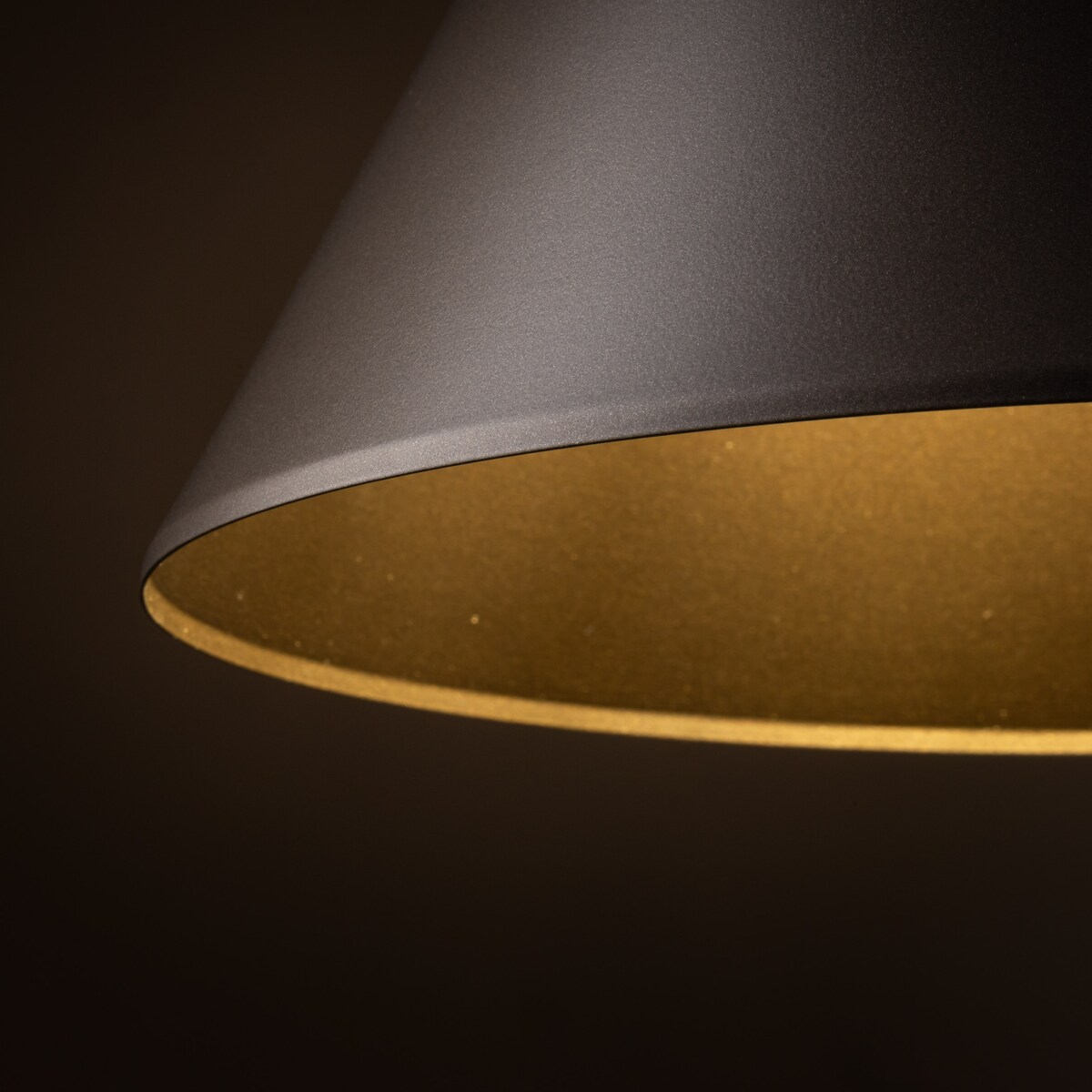 Lampa wisząca TK Lighting CONO BROWN 10038 brązowa metalowa E27 32 cm do salonu i jadalni