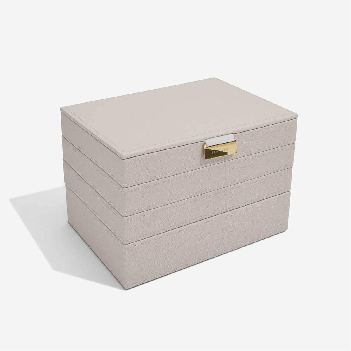 Szkatułka na biżuterię Stackers poczwórna classic taupe
