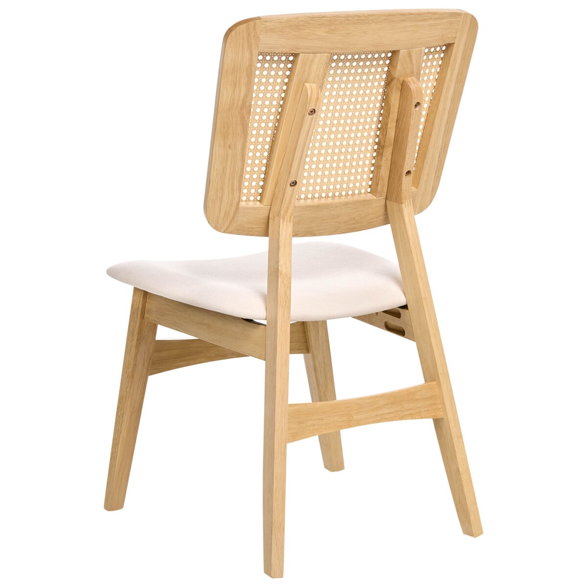 Zestaw 2 krzeseł do jadalni ALCOVA Drewno Jasnobrązowy