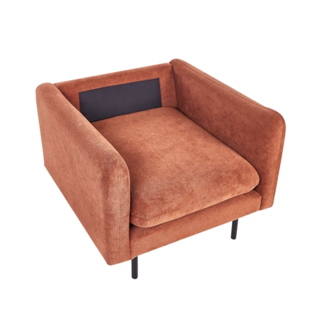 Fotel Tkanina szenilowa Złoty brąz VINTERBRO