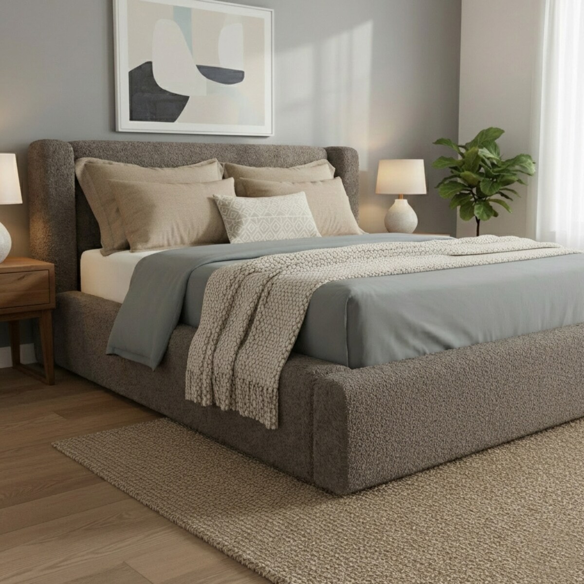 Łóżko Tapicerowane Toscana 120X200 Stelaż Pojemnik Na Pościel Abriamo 2