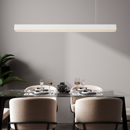 Lampa sufitowa wisząca Light Prestige Mira biały LED 2700K-6500K (SMART) 1 szt.