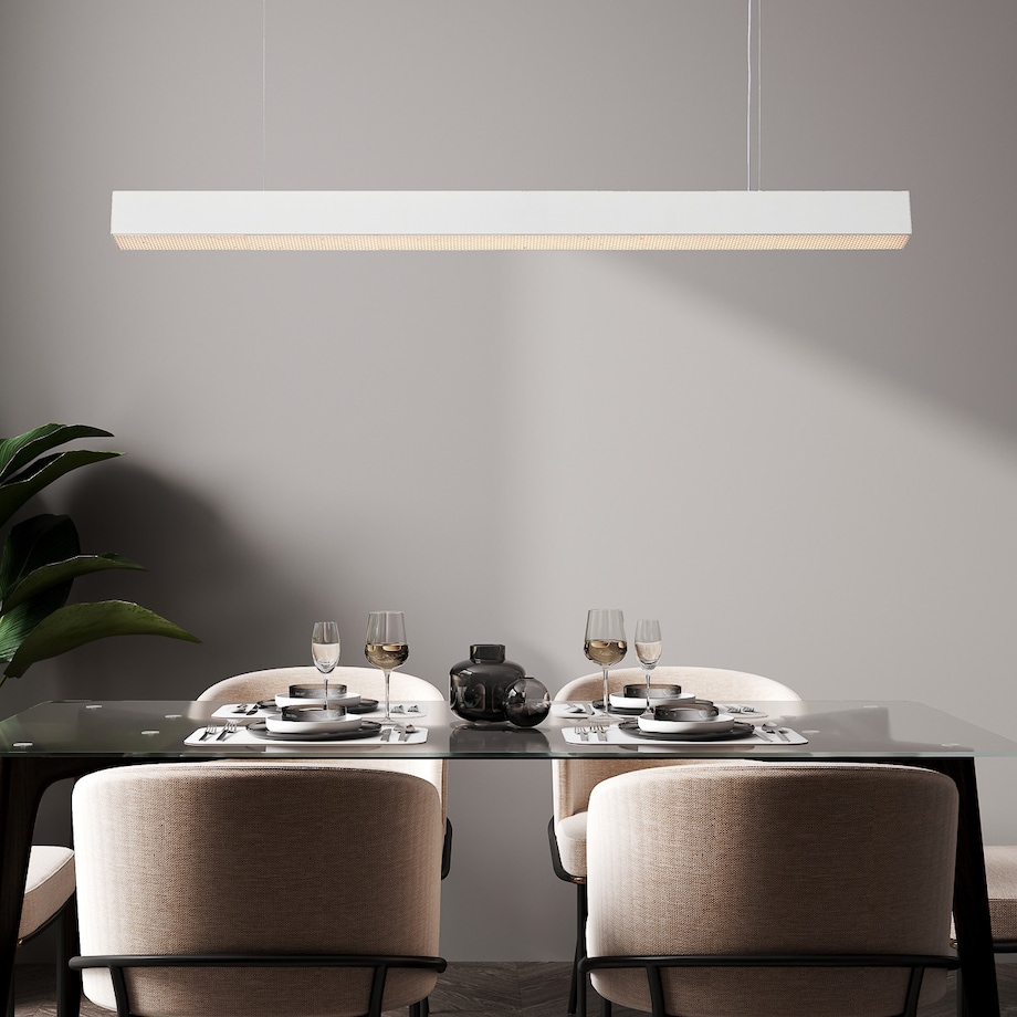 Lampa sufitowa wisząca Light Prestige Mira biały LED 2700K-6500K (SMART) 1 szt.