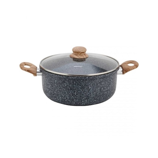 Kinghoff garnek marmurowy z koszem do smażenia 4l 64803