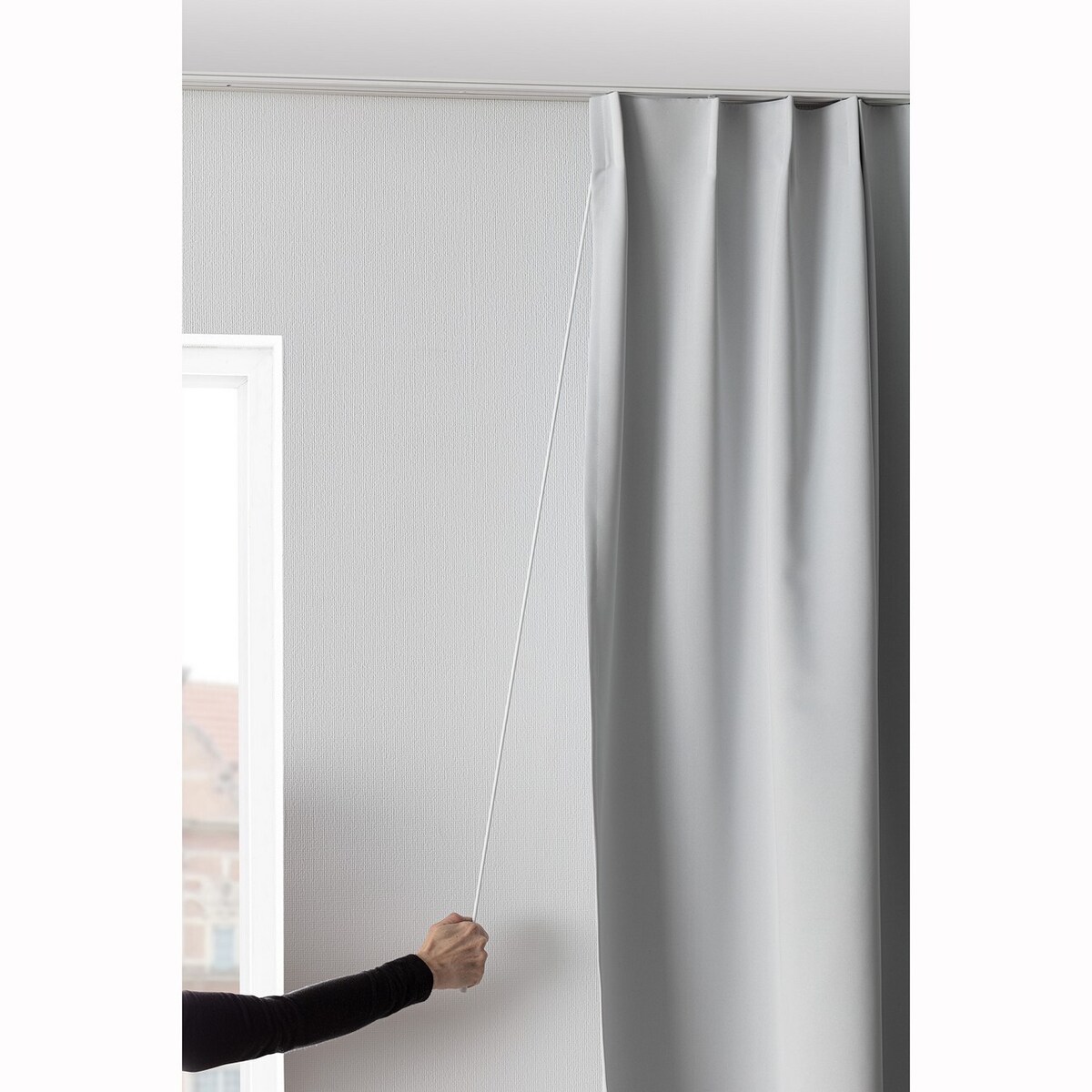 Pręt do zasłon 150 cm, 1x1x150 cm