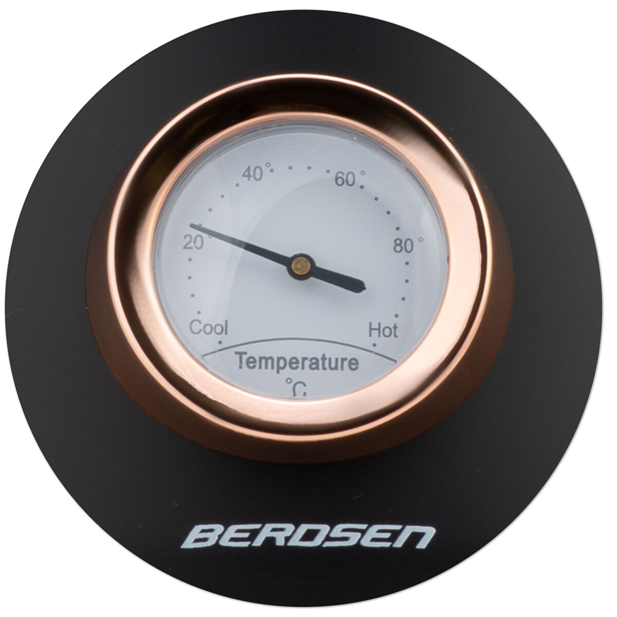 Czajnik elektryczny z termometrem 1,7L Berdsen czarny