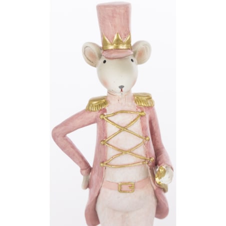 Dekoracja - para myszek we frakach i cylindrach 21,5x7x6 cm ROSA