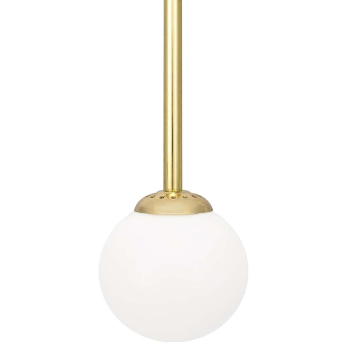 Kinkiet LAMPA ścienna PARMA MLP4819 Milagro modernistyczna OPRAWA szklana kula ball loftowa czarna biała mosiądz