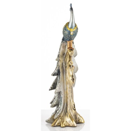 Dekoracja - Paw 32x12x10 cm PAVO-3 złoty