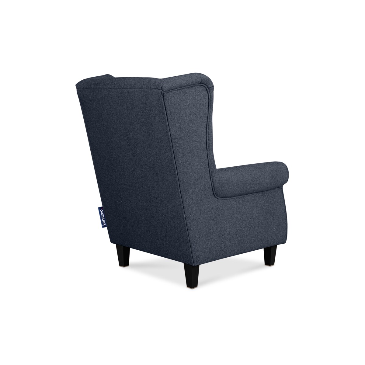 KONSIMO MILES Fotel, kolor ciemny niebieski