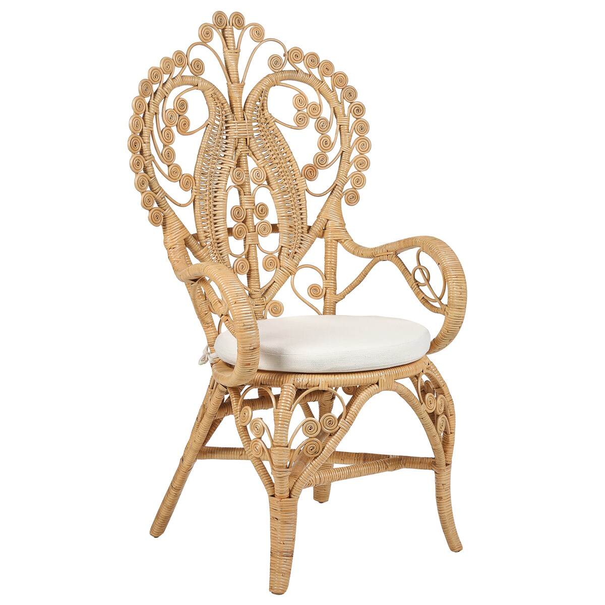 Fotel paw CARRARA Rattan Naturalny