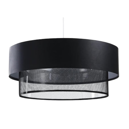Lampa wisząca DOUBLE NET 40 czarna