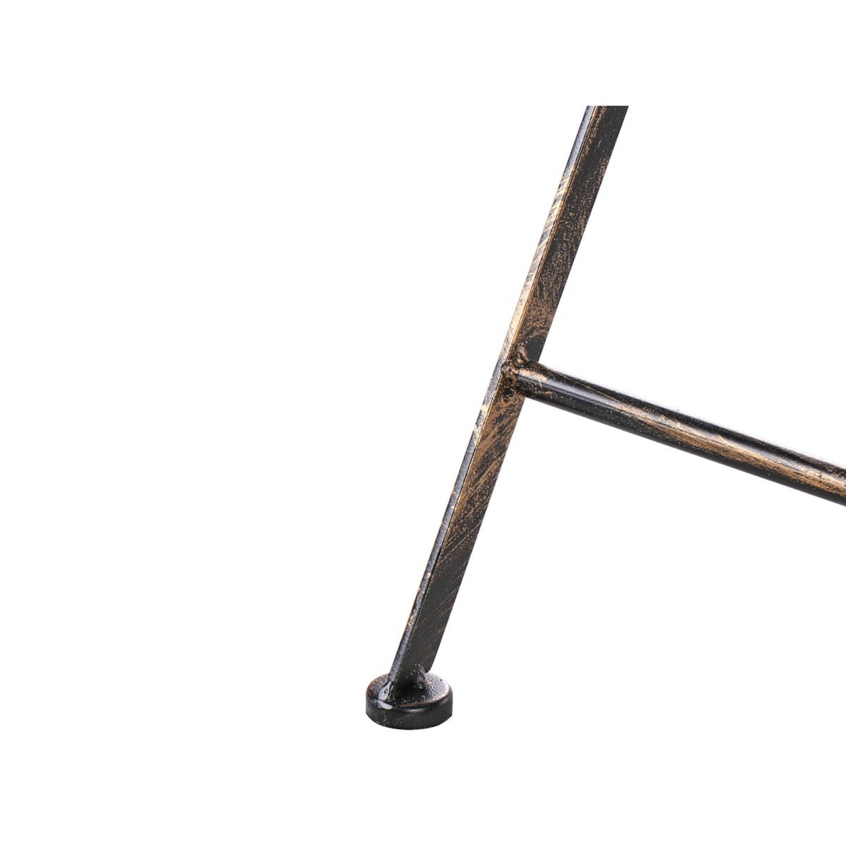 Stolik ogrodowy barowy BORMIO 60 cm 60 cm Metal Czarny