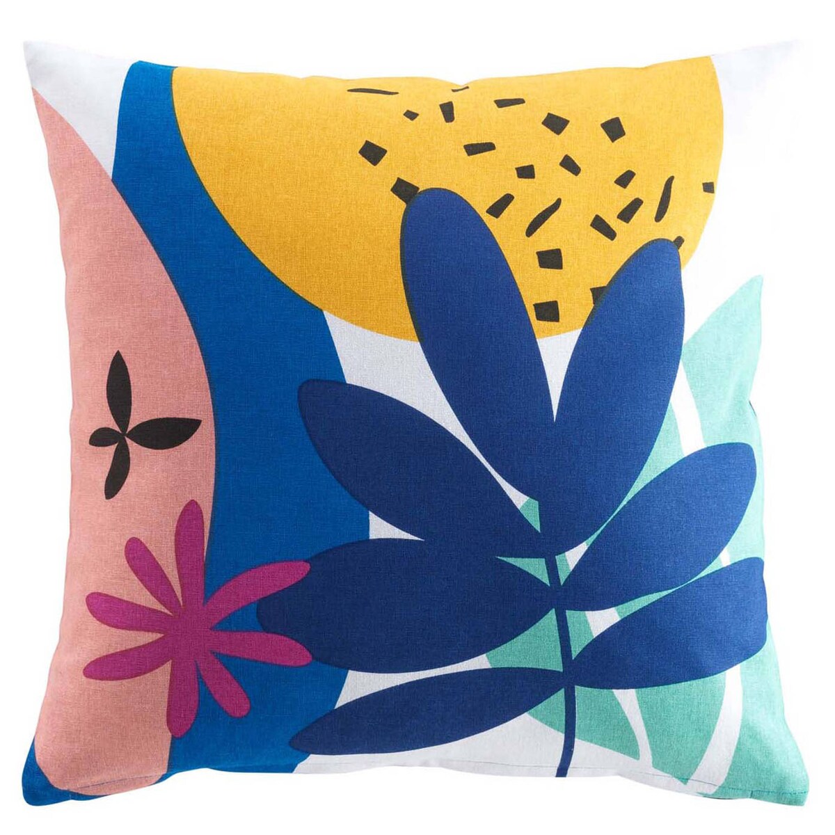 Bawełniana poduszka ozdobna z nadrukiem PAPAYA, 45 x 45 cm