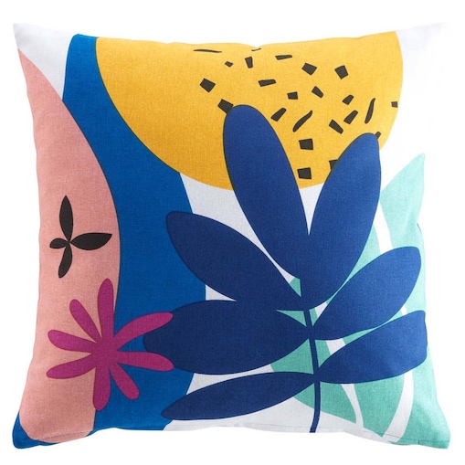 Bawełniana poduszka ozdobna z nadrukiem PAPAYA, 45 x 45 cm