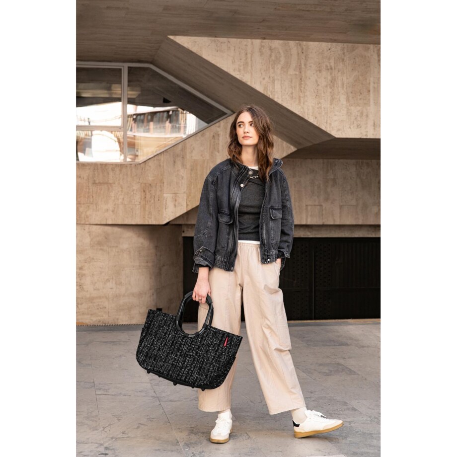 Torba LOOPSHOPPER L, bouclé black