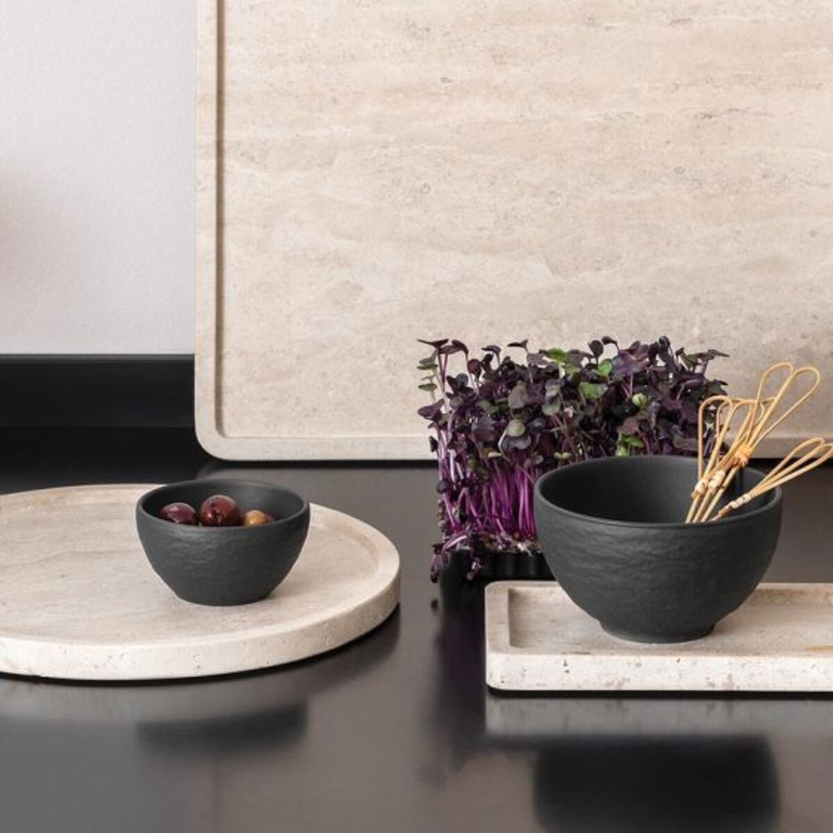 Półmisek / taca (40,5 x 28,2 cm) Manufacture Travertine Villeroy & Boch