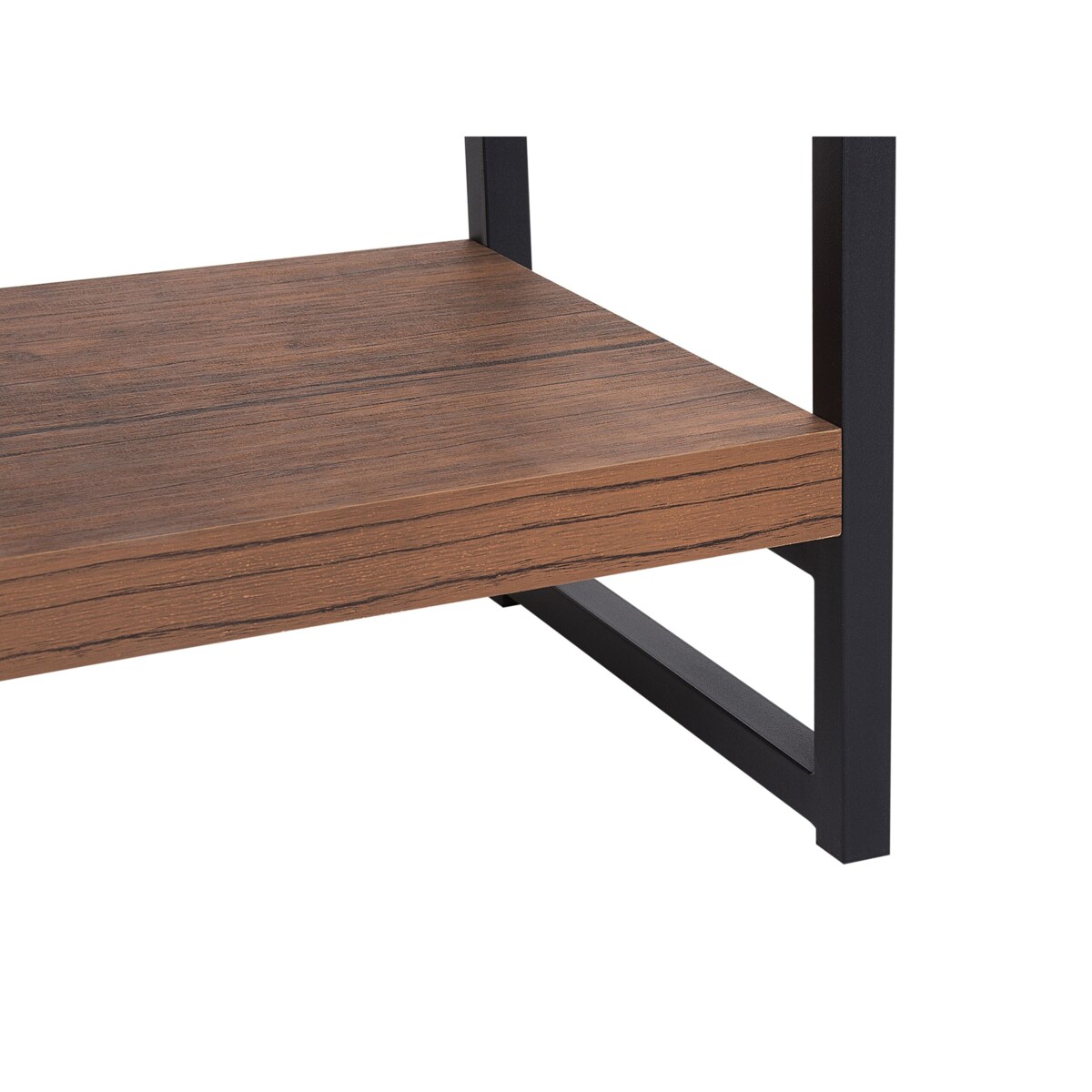 Regał 4 półki ciemne drewno TIFTON