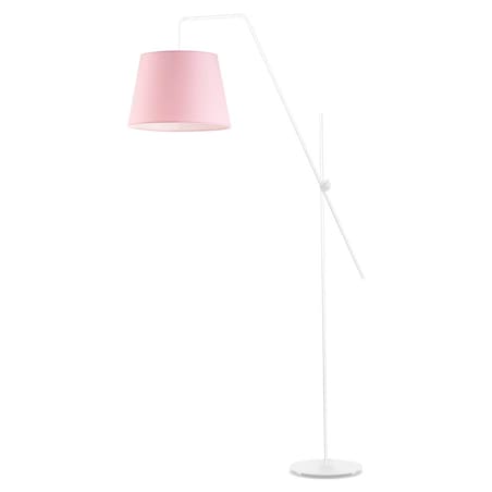 Lampa stojąca podłogowa przegubowa regulowana z abażurem stożek MODERN