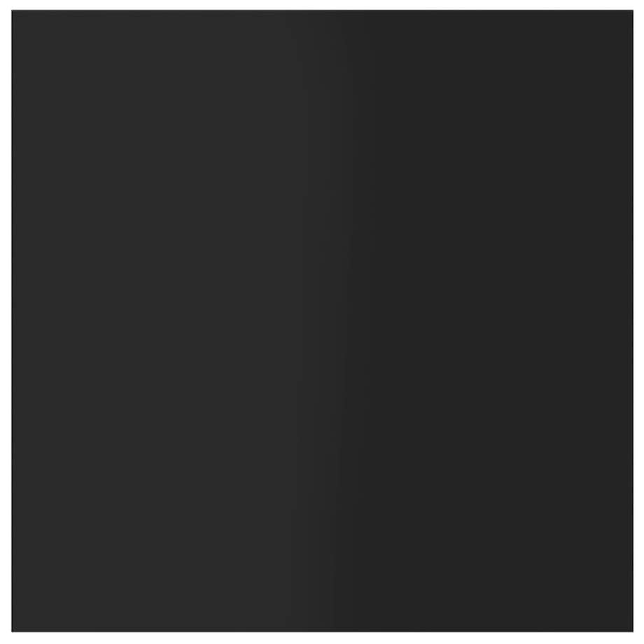 vidaXL Półki na książki, 8 szt., wysoki połysk, czarne, 40x40x1,5 cm