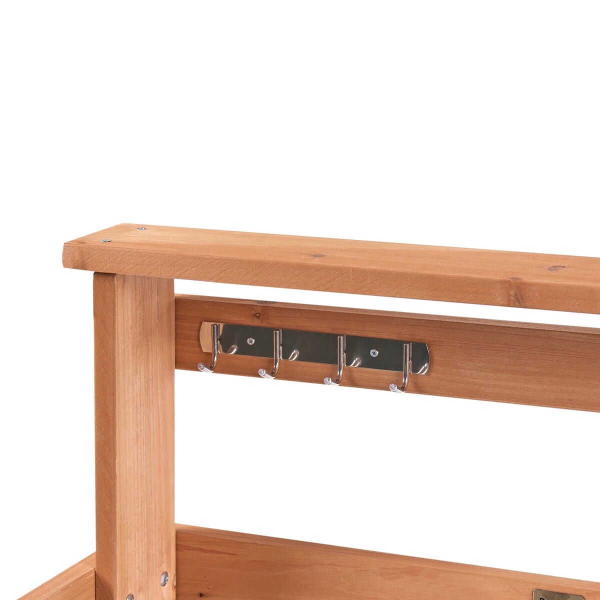 Stół ogrodniczy ALTOLIA 70 cm 119 cm Drewno jodłowe Brązowy