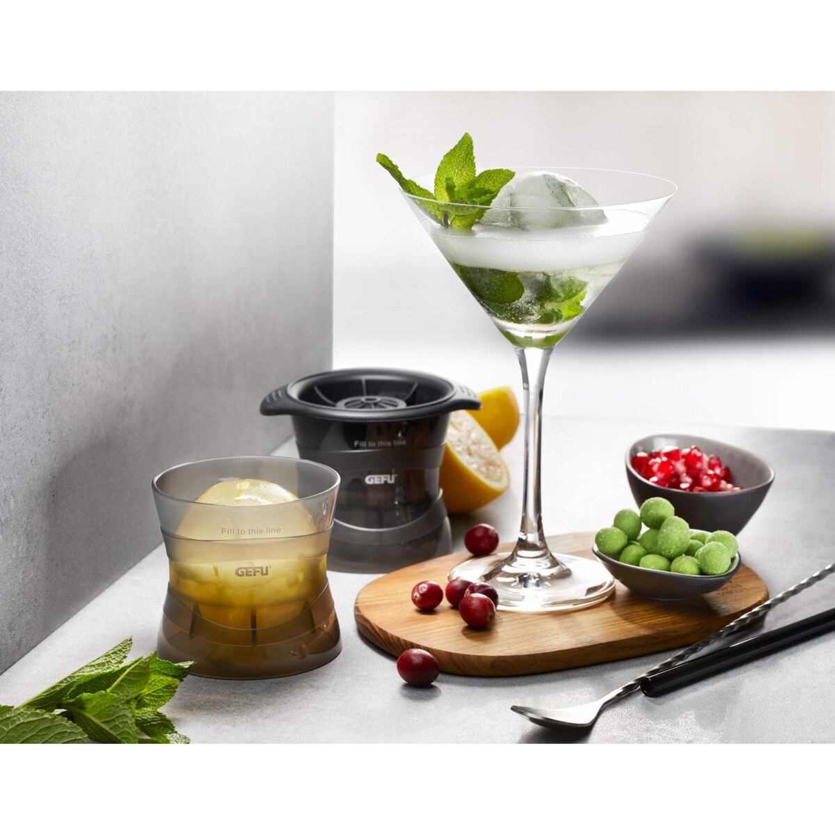 Zestaw 2 foremek na kulkę lodu GLOBE