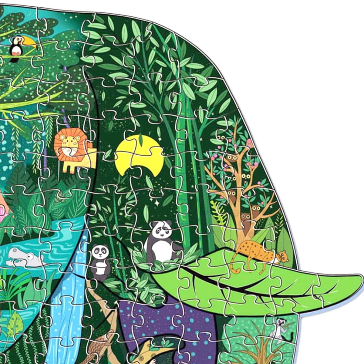 Puzzle edukacyjne - SŁOŃ - 128 el.