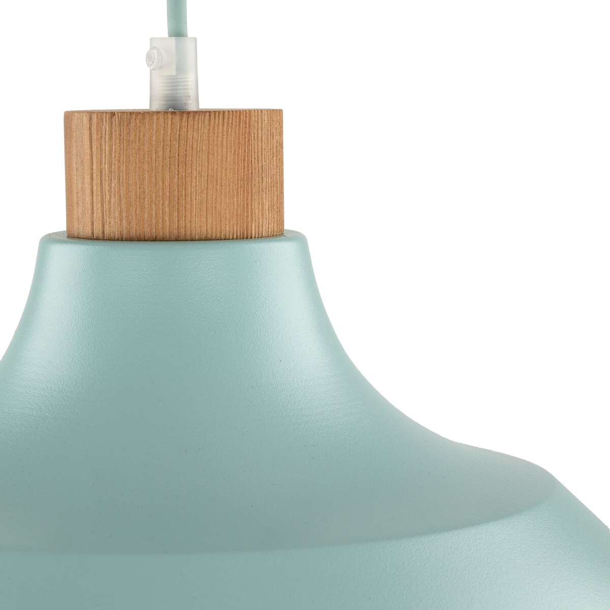 Lampa wisząca TK Lighting CAP MINT 5901 miętowa E27 34 cm do salonu, kuchni i jadalni