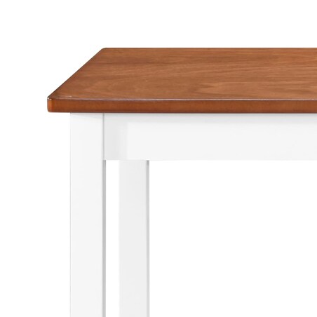vidaXL Stolik barowy z drewna, 108 x 60 x 91 cm