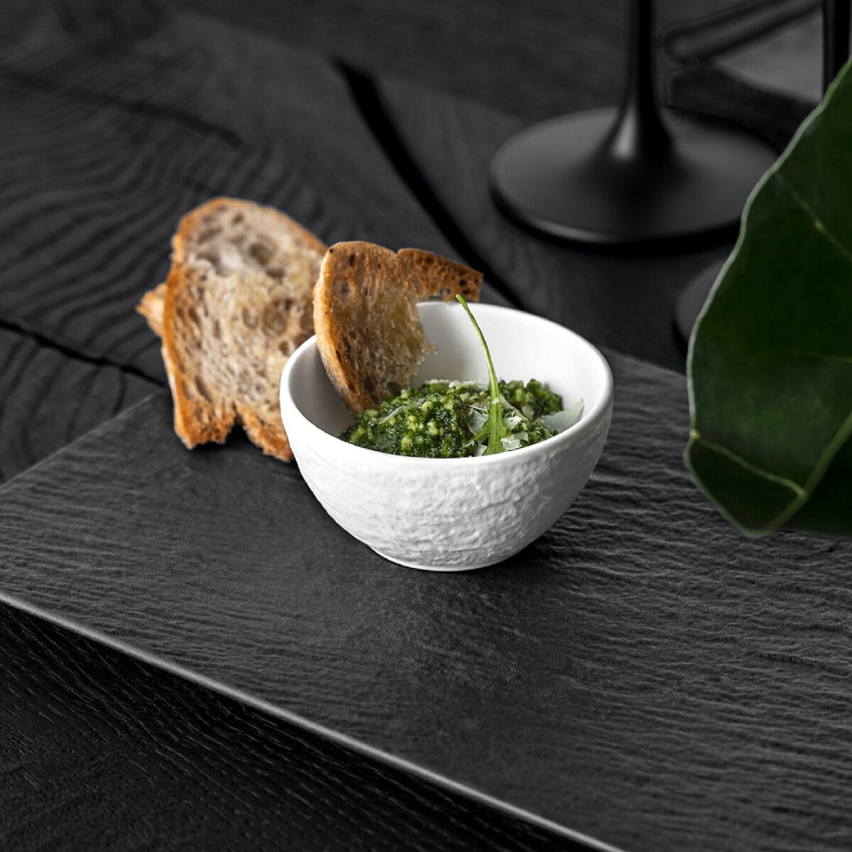 Zestaw 3 miseczek do dipów Manufacture Rock Blanc Villeroy & Boch