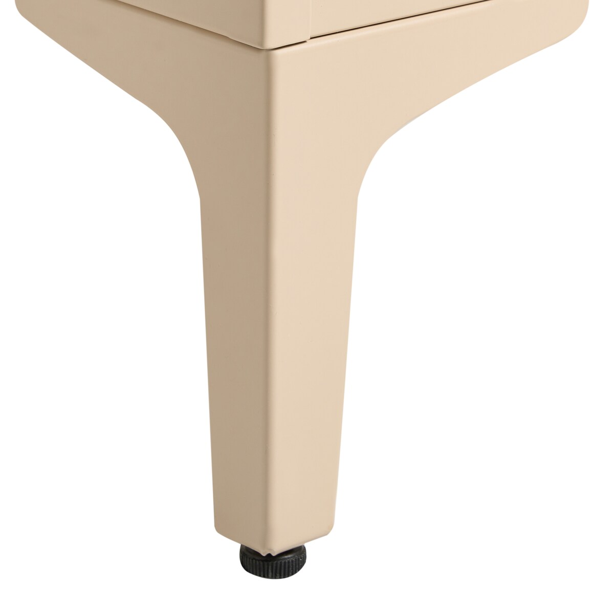 Komoda 4 szuflady ARDURA Metal Beżowy