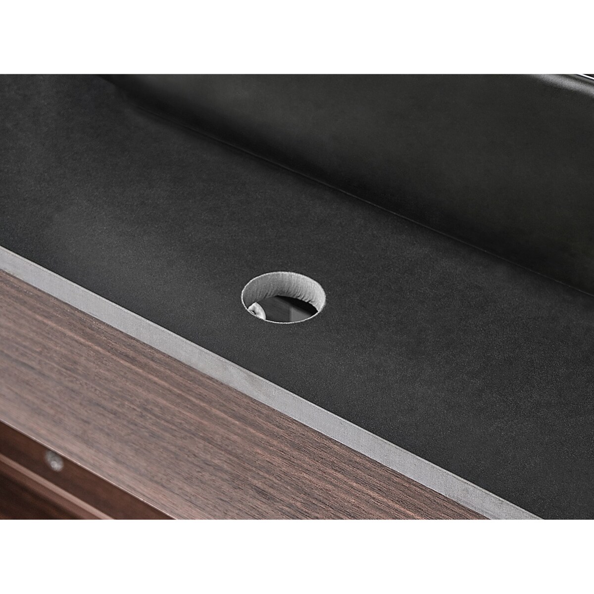 Szafka łazienkowa wisząca z umywalką ARICA 80 cm Ciemnobrązowy