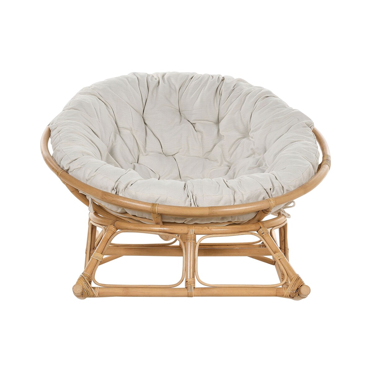 Krzesło ogrodowe Rattan Jasnobeżowy ORVIETO