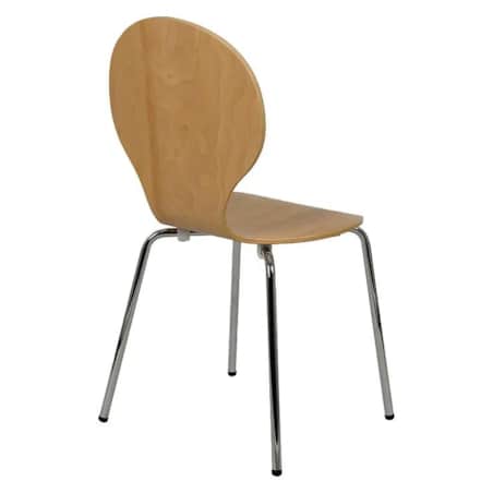 Krzesło ze sklejki TDC-122 buk