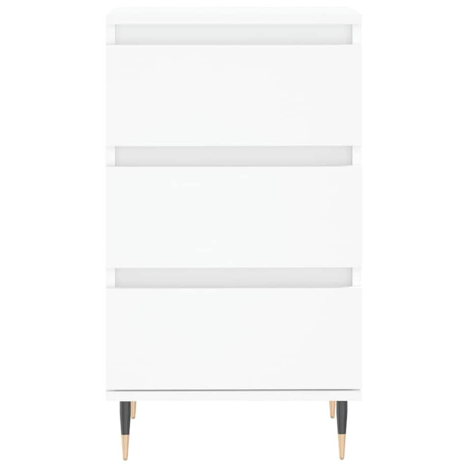 vidaXL Komoda, biała, 40x35x70 cm, materiał drewnopochodny