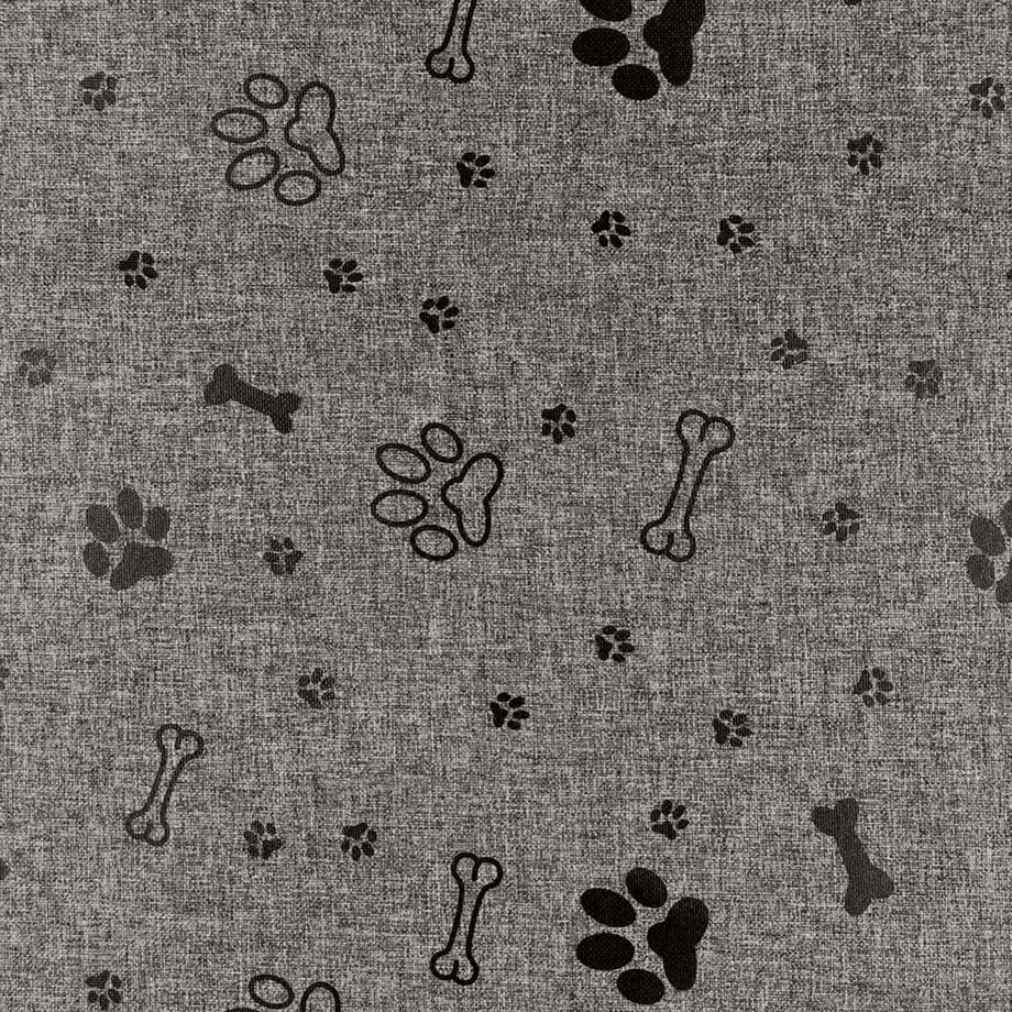 Legowisko Dla Psa Kanapa Posłanie 100X75 Cm Wodoodporne Poduszki Pikowane Kość Czarna