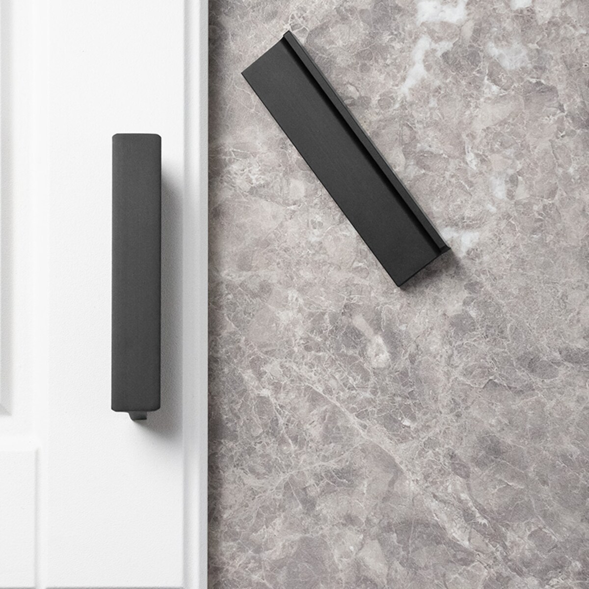 Uchwyt do mebli szafek szuflad meblowy czarny 100 mm